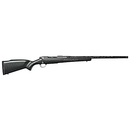 Nosler 47348 M48 Mountain Carbon Full Size 28 Nosler 3+1 24 Tungsten Gray Cerakote Steel Threaded Barrel Tungsten Gray Cerakote Steel Receiver Granite Green Mountain Hunter Stock Right Hand