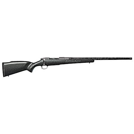 Nosler 47448 M48 Mountain Carbon 300 Win Mag 3+1 24 Carbon Fiber Wrapped Barrel, Tungsten Gray Cerakote Steel, Granite Green Mountain Hunter Stock