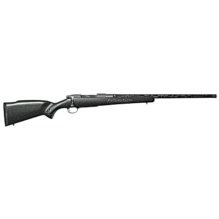 Nosler 47548 M48 Mountain Carbon Full Size 30 Nosler 3+1 24 Tungsten Gray Cerakote Steel Threaded Barrel Tungsten Gray Cerakote Steel Receiver Granite Green Mountain Hunter Stock Right Hand