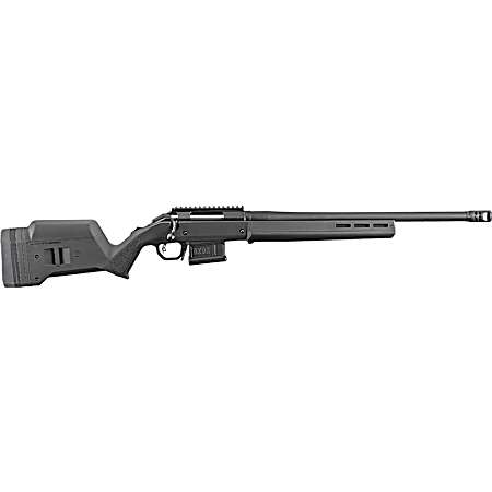 Ruger 26931 American Hunter 308 Win 5+1 20 Matte Black Threaded Barrel, Matte Black Steel Receiver w/Picatinny Rail Receiver, Black Magpul Adjustable Hunter Synthetic Stock, Right Hand