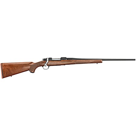Ruger 37115 Hawkeye  Sports South Exclusive Full Size 257 Roberts 4+1 22 Satin Blued Alloy Steel Barrel, Receiver w/Integral Scope Mount, American Walnut Fixed Stock, Right Hand