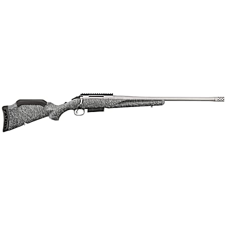 46905 American Gen II 450 Bushmaster 3+1, 20 Gun Metal Gray Cerakote Steel Threaded Barrel, Gun Metal Gray Cerakote Receiver w/Picatinny Rail, Gray Splatter Adjustable Synthetic Stock