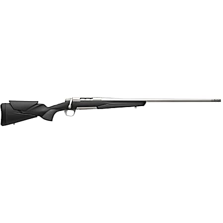 Browning 036008298 X-Bolt 2 Hunter Full Size 7mm PRC 3+1 24 Stainless Steel Threaded Barrel, Drilled & Tapped Stainless Steel Receiver, Adj Vari-Tech Black Composite Stock w/Adjustable Comb & LOP