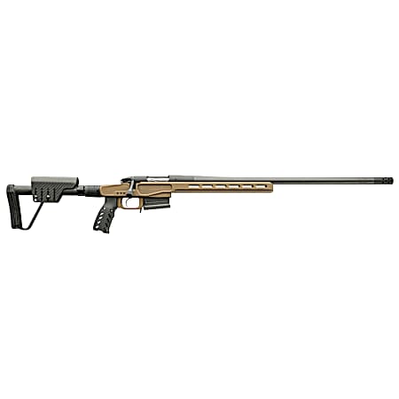 Bergara Rifles BPR3722CM Premier MgLite Full Size 22 Creedmoor 5+1 20 Carbon Fiber CURE Carbon Fiber Barrel, Graphite Black Cerakote Steel Receiver, Flat Dark Earth XLR  Folding Chassis