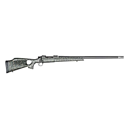 Christensen Arms CA10269315323 Summit TI  Full Size 7mm Rem Mag 3+1, 26 Natural Titanium Steel Threaded Barrel, Natural Titanium Aluminum Receiver, Green w/Black/Tan Accents Fixed Thumbhole Stock