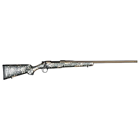 Christensen Arms 8010107900 Mesa FFT 7mm Rem Mag 3+1 22 Threaded Barrel, Burnt Bronze Cerakote, Green with Black/Tan Webbing Stock