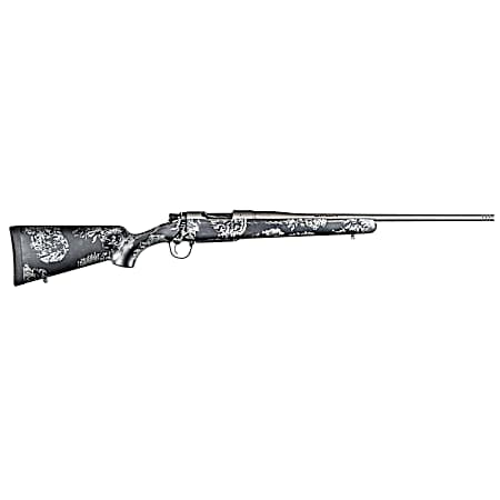 Christensen Arms 8010119000 Mesa FFT 7mm PRC 3+1 22 Threaded Barrel, Tungsten Gray Cerakote, Black with Gray Webbing Stock
