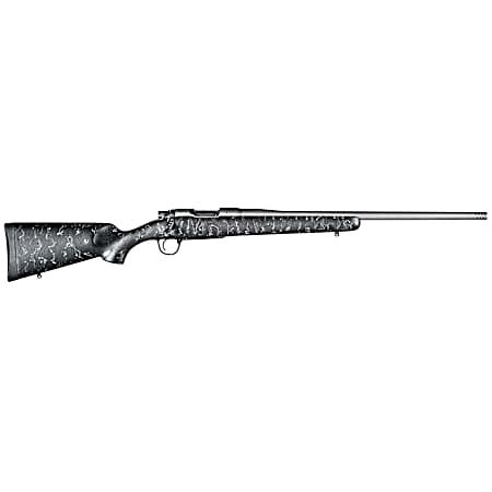 Christensen Arms 8010200200 Mesa Long Range 308 Win 4+1 24 Threaded Barrel, Tungsten Gray Cerakote, Black with Gray Webbing Stock