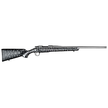 Christensen Arms 8010200400 Mesa Long Range 300 Win Mag 3+1 26 Threaded Barrel, Tungsten Gray Cerakote, Black with Gray Webbing Stock