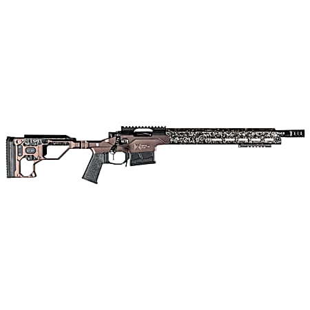 Christensen Arms 8010301600 Modern Precision  223 Rem 16 Threaded Carbon Fiber Barrel 5+1, Black Nitride Finish, Desert Brown Anodized Folding Stock, Polymer Grip