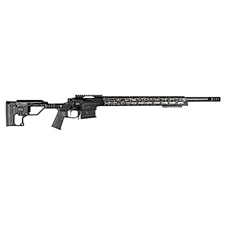 Christensen Arms 8010301900 Modern Precision  6mm Creedmoor 24 Threaded Carbon Fiber Barrel 5+1, Black Nitride Finish, Black Anodized with Folding Stock, Polymer Grip