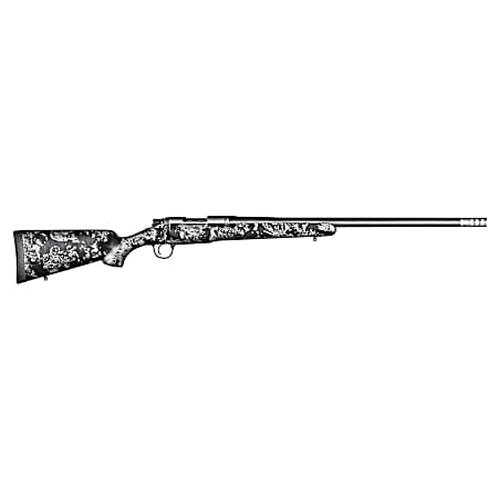 Christensen Arms 8010612700 Ridgeline FFT Full Size 22-250 Rem 4+1, 20 Stainless Steel Threaded Barrel, Stainless Aluminum Receiver, Black w/Gray Accents Fixed Sporter w/Flash Forged Technology Stock