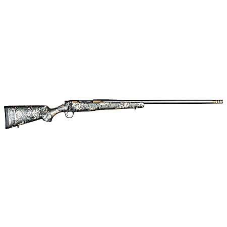Christensen Arms 8010618600 Ridgeline FFT 22-250 Rem 4+1 20 Carbon Fiber/Threaded Barrel, Burnt Bronze Cerakote, Green with Black/Tan Accents Stock