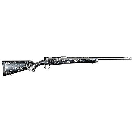 Christensen Arms 8010632800 Ridgeline FFT TI 7mm PRC 3+1 22 Carbon Fiber Threaded Barrel, Stainless Titanium Rec, Black with Gray Accents Stock