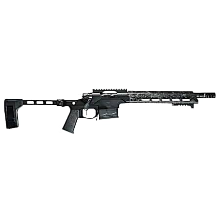 Christensen Arms 8011105000 MPP  308 Win 12.50 Carbon Fiber Threaded Barrel, Black Anodized Receiver w/Picatinny Rail, M-LOK Handguard, Black SB Tactical Folding Stabilizing Brace, AR Style Grip