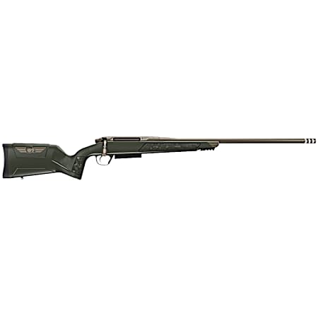 Christensen Arms 8011503600 Evoke  7mm BC 3+1 16.25 Dark Gray Cerakote Button Rifled/Threaded Barrel, Dark Gray Cerakote Picatinny Rail Steel Receiver, Adjustable Gray w/Bronze Logo Polymer Stock