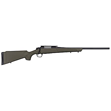 CVA CR3906G Cascade  7mm-08 Rem 4+1 22 Black Cerakote Steel Threaded Barrel, Black Cerakote Receiver, OD Green Synthetic Stock