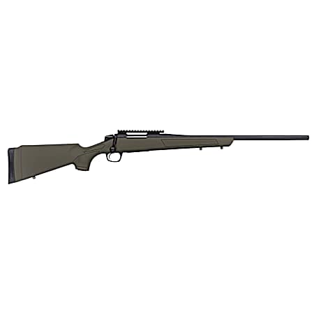 CVA CR3911G Cascade  300 Win Mag 4+1 24 Black Cerakote Steel Threaded Barrel, Black Cerakote Receiver, OD Green Synthetic Stock