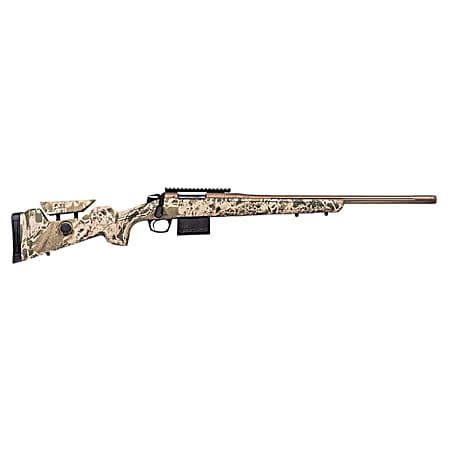 CVA CR4042 Cascade VH Full Size 223 Rem 20 Smoked Bronze Cerakote Steel Threaded Barrel, Realtree Hillside Adjustable Synthetic Stock