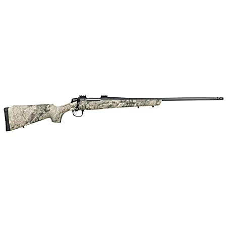 CVA CR6981 Cascade  Full Size 300 Win Mag 3+1, 24 Sniper Gray Cerakote Steel Threaded Barrel, Sniper Gray Cerakote Steel Receiver, Exclusive Realtree Rockslide Fixed w/SoftTouch Stock, Right Hand