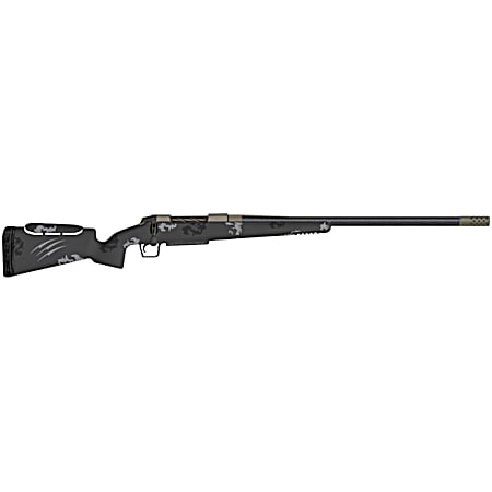 Fierce Firearms FCTRXP7PRC24TP CT Rival XP 7mm PRC 3+1 24 Carbon Fiber C3 Carbon Fiber Steel Barrel, Tungsten Cerakote Titanium Receiver, C3 w/Adj Cheek Piece Phantom Camo Carbon Fiber Stock