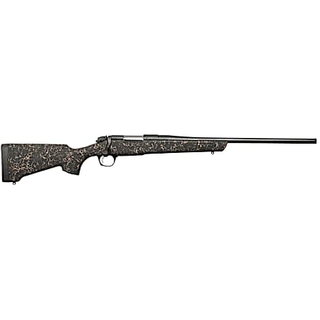 Bergara Rifles B14S901 B-14 Stoke 308 Win 4+1, 20 Graphite Black Cerakote #4.5 Contour Threaded Barrel, Graphite Black Cerakote Steel Receiver, Black Webbed Tan Fixed w/SoftTouch Synthetic Stock