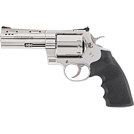 Colt Mfg KODIAKSP4RTS Kodiak  44 Mag 6rd 4.25 Polished Ported Vent Rib Barrel & Cylinder, Recessed Target Crown Muzzle, Polished Stainless Steel Frame, Black Hogue Overmolded Grip, Exposed Hammer