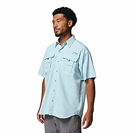 PFG Men's Bahama II Button Front Short Sleeve Shirt