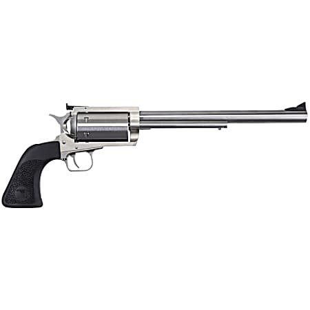 Magnum Research BFR360 BFR  Extra Large 360 Buckhammer 6+1 Shot 10 Brushed Stainless Steel Barrel & Cylinder, Stainless Stainless Steel Frame, Black Rubber Grip, Exposed Hammer