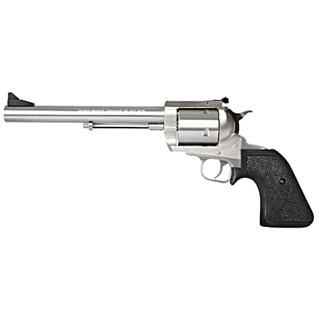 Magnum Research BFR45707 BFR Long Cylinder Large Frame 45-70 Gov 5 Shot, 7.50 Brushed Stainless Steel Barrel, Cylinder & Frame, Black Hogue Rubber Grip, Exposed Hammer
