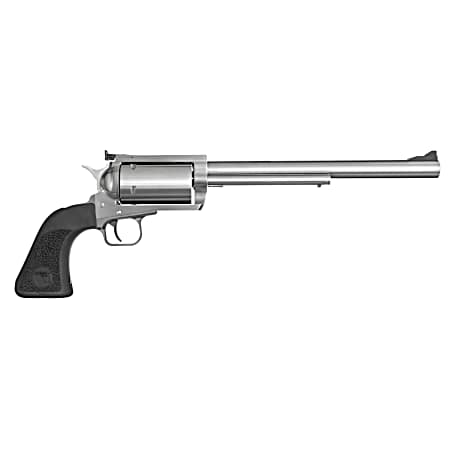 Magnum Research BFR460SW10 BFR Long Cylinder Large Frame 460 S&W Mag 5 Shot, 10 Brushed Stainless Steel Barrel, Cylinder & Frame, Black Rubber Grip, Exposed Hammer