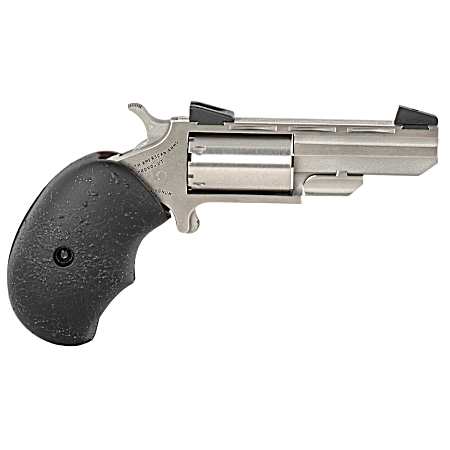 North American Arms NAABWMBG Black Widow  22 WMR 5 Shot 2 Matte Stainless Steel Barrel, Stainless Cylinder, Matte Stainless Steel Frame, Black Grip, Exposed Hammer