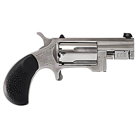 North American Arms SNT Sentinel  22 WMR 5 Shot 1.42 Matte Stainless Steel Barrel, Stainless Cylinder, Matte Stainless Steel Frame, Slip-on Rubber Pebble Grip, Exposed Hammer