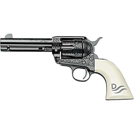 Pietta GW45RR434NMUI Great Western II Red River 45 Colt (Long Colt) 4.75 Ultra Ivory Engraved Grip