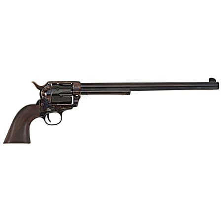Pietta HF45CHS12NM 1873 Great Western II Buntline 45 Colt (LC) 6rd 12 Blued Steel Barrel & Cylinder, Deep Color Case Hardened Steel Frame, Walnut Grip