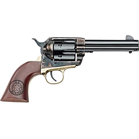 Pietta HF45USM434/COMB 1873 Great Western II U.S. Marshal 45 Colt (Long Colt) 6rd 4.75 Blued Steel Barrel & Cylinder Blued Steel Frame, Walnut Engraved Grip, Exposed Hammer, Includes 45 ACP Cylinder