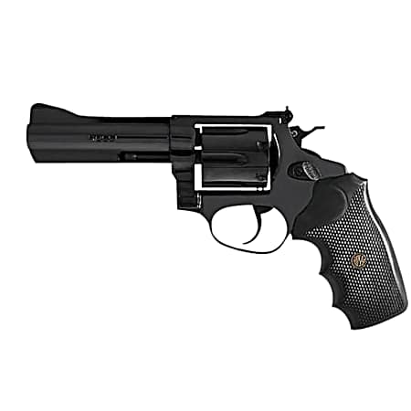 Rossi 2-RM661 RM66  Medium Frame 38 Special +P/357 Mag 6 Shot, 6 Black Stainless Steel Barrel, Cylinder & Frame, Black Textured Rubber Grip, Hammer Block Safety, Exposed Hammer