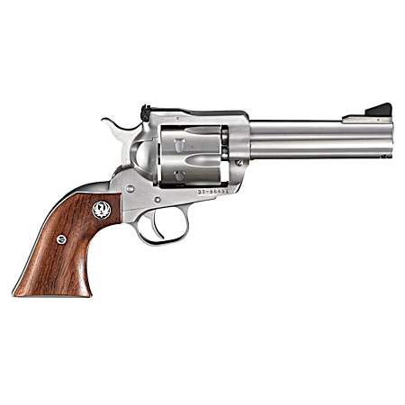 Ruger 0309 Blackhawk  357 Mag 6rd 4.63 Satin Stainless Steel Barrel, Cylinder & Frame, Hardwood Grip, Transfer Bar Safety, Exposed Hammer