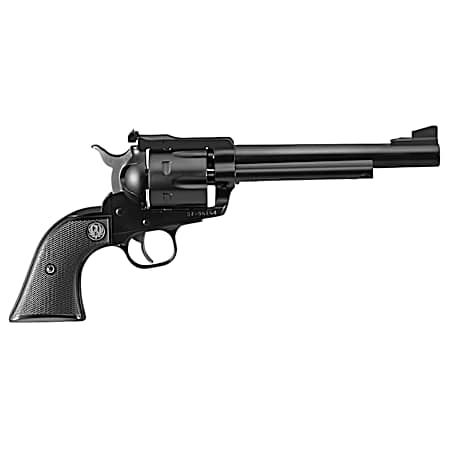 Ruger 0316 Blackhawk  357 Mag 6 6.50 Blued Alloy Steel Barrel, Cylinder & Frame, Black Checkered Rubber Grip, Transfer Bar Safety, Exposed Hammer