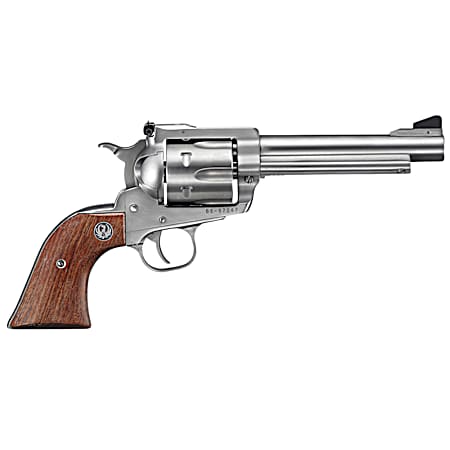 Ruger 0811 Super Blackhawk  Large Frame 44 Rem Mag/44 Special 6rd 5.50 Satin Stainless Steel Barrel, Cylinder & Frame, Hardwood Grip, Transfer Bar Safety, Exposed Hammer