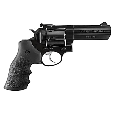 Ruger 1702 GP100  Medium Frame 357 Mag 6rd 4.20 Blued Alloy Steel Barrel, Cylinder & Frame, Hogue Monogrip, Transfer Bar Safety, Exposed Hammer