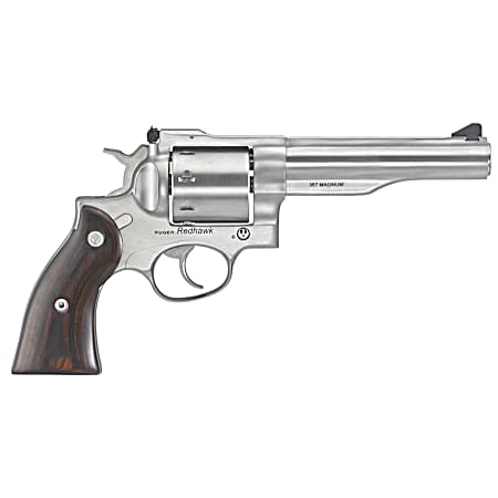 Ruger 5060 Redhawk  357 Mag  5.50 Barrel 8rd Triple-Locking Cylinder, Satin Stainless Steel, Hardwood Grip, Transfer Bar Safety