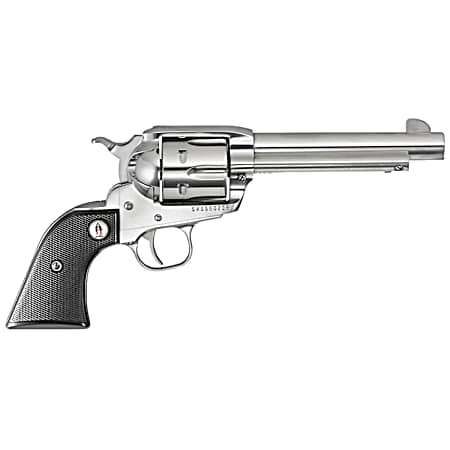 Ruger 5134 Vaquero SASS 45 Colt (Long Colt) 6rd 5.50 High Gloss Barrel, Cylinder & Frame, Black Checkered Polymer Grip, Transfer Bar Safety, Montado Hammer (1 of 2)