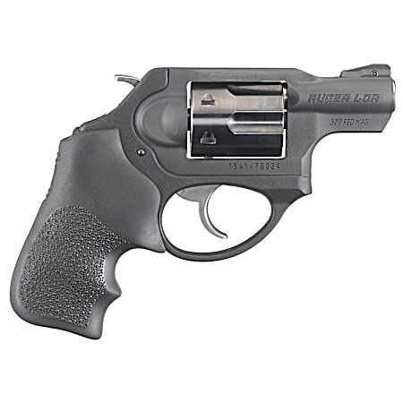 Ruger 5462 LCRx  Small Frame 327 Federal Mag 5 Shot, 1.87 Matte Black Steel Barrel, Black PVD Cylinder, Matte Black Stainless Steel Frame, Black Hogue Tamer Monogrip, Exposed Hammer