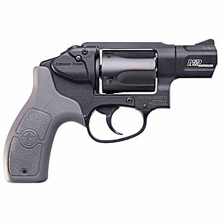 Smith & Wesson 12058 M&P Bodyguard *MA Compliant 38 S&W Spl +P 5 Shot 1.88 Black PVD Barrel/Cylinder, Matte Black Aluminum J-Frame, Gray Polymer Grip, Includes Crimson Trace Red Laser