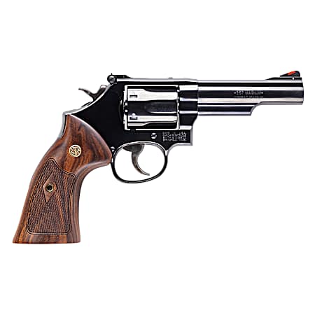 Smith & Wesson 14046 Model 19  K-Frame 357 Mag 6 Shot 4.25 Blued Carbon Steel Barrel, Cylinder & Frame, Checkered Wood Grip, No Safety