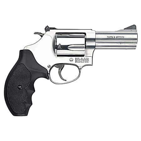 Smith & Wesson 162430 Model 60  357 Mag or 38 S&W Spl +P 5 Shot 3 Stainless Steel Barrel/Cylinder, Satin Stainless Steel J-Frame, Exposed Hammer, Polymer Grip