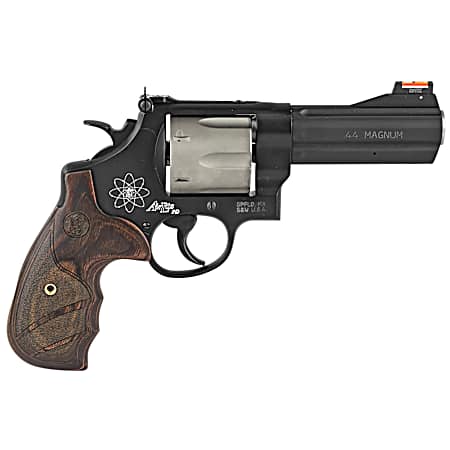 Smith & Wesson 163414 329 Personal Defense 44 Rem Mag 6rd 4.13 Black Stainless Steel Matte Black Scandium Alloy Wood Grip