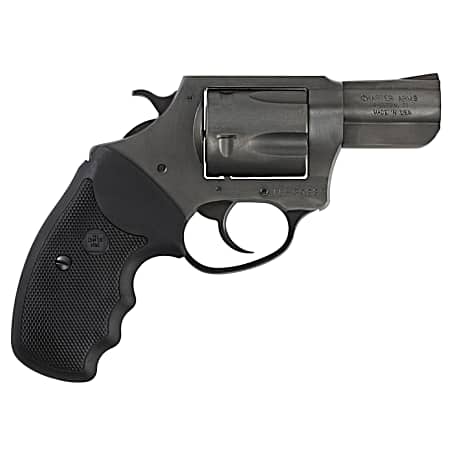 Charter Arms 64020 Pitbull  Large 40 S&W, 5 Shot 2.30 Black Nitride Steel Barrel, Cylinder & Frame w/Black Finger Grooved Rubber Grip