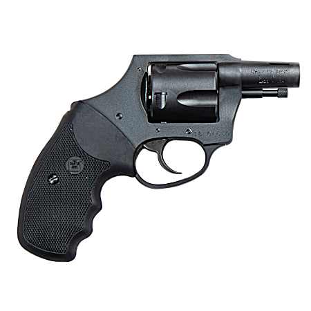 Charter Arms 64429 Boomer  Large 44 Special, 5 Shot 2 Black Nitride Ported/Tapered Steel Barrel, Black Nitride Cylinder & Frame w/Black Finger Grooved Rubber Grip
